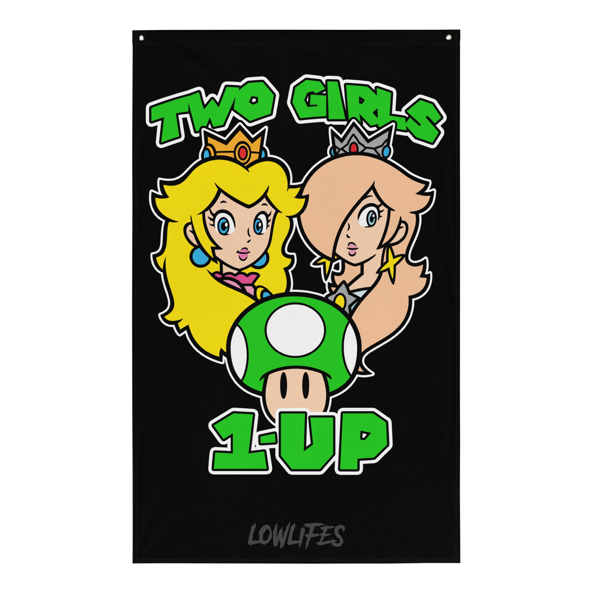 Flag: Two Girls 1-Up