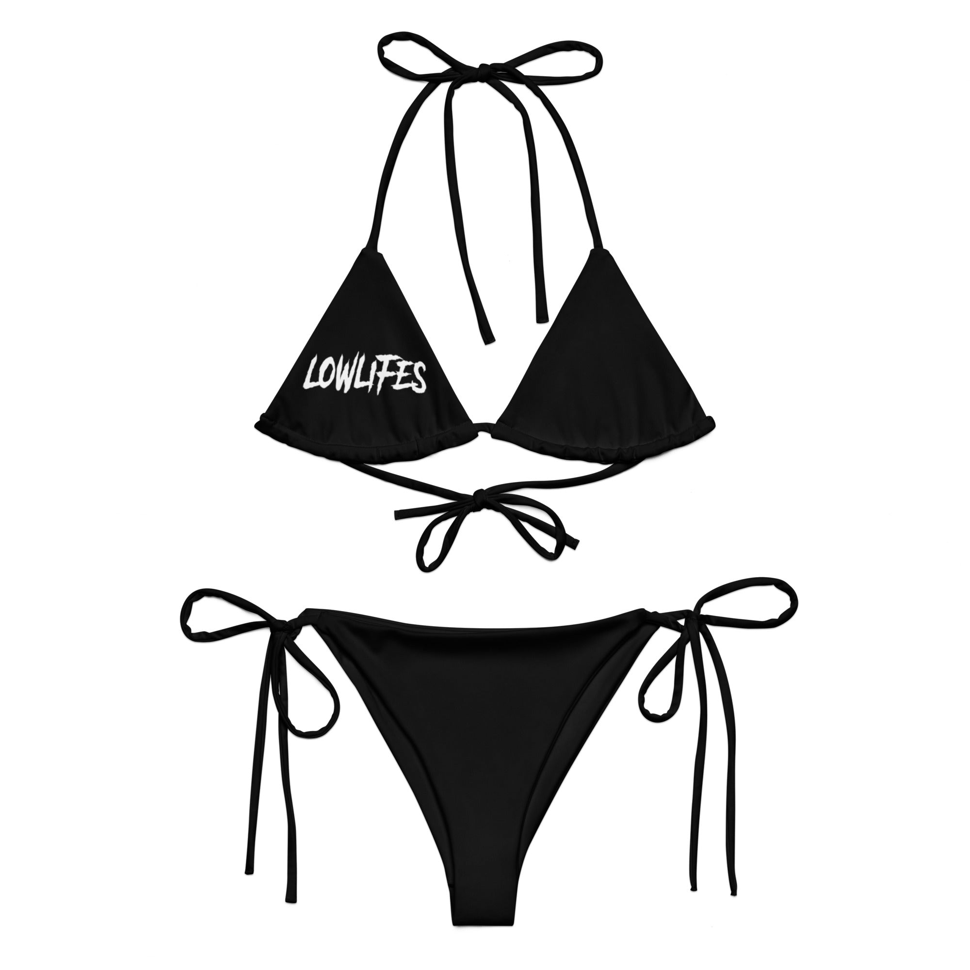 Bikini - String: Logo Blk