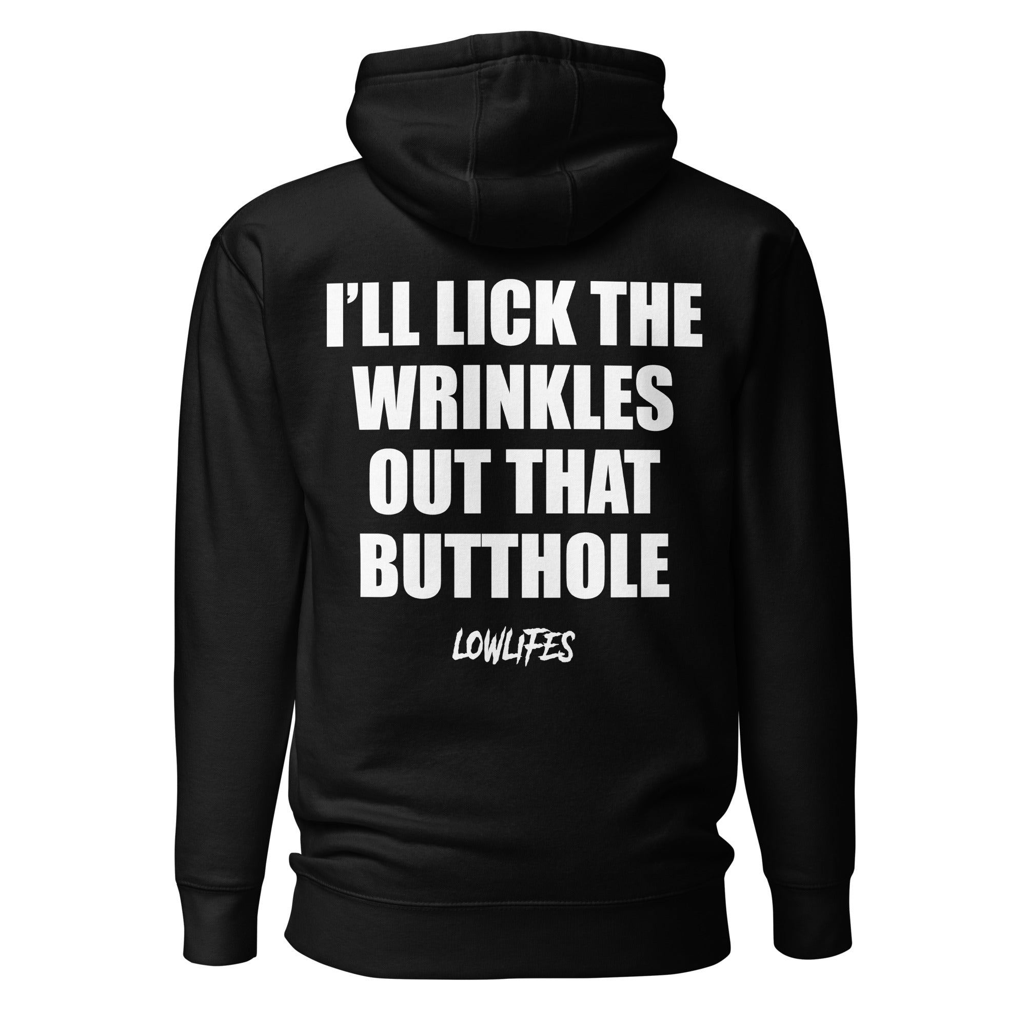 Hoodie - Pullover: Wrinkles