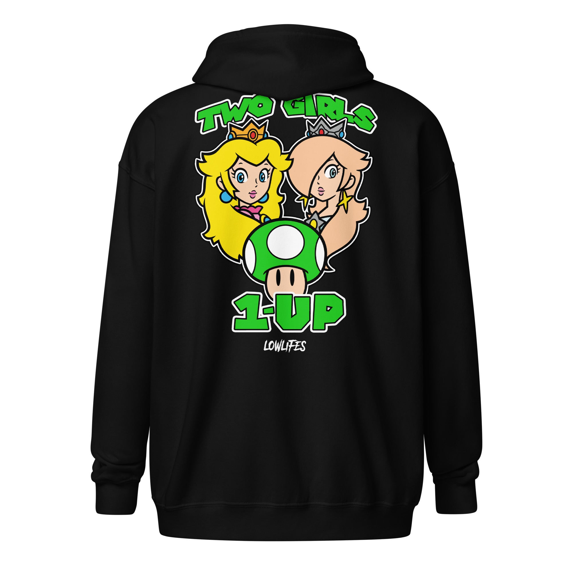 Hoodie - Zip: Two Girls 1-Up